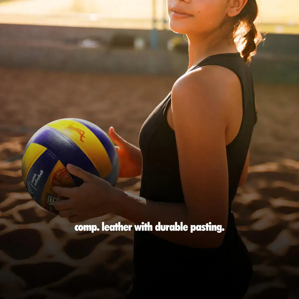Willage Volleyball Ball Size 4 | Pasted Volley | Alpha (Comp. PU Leather)
