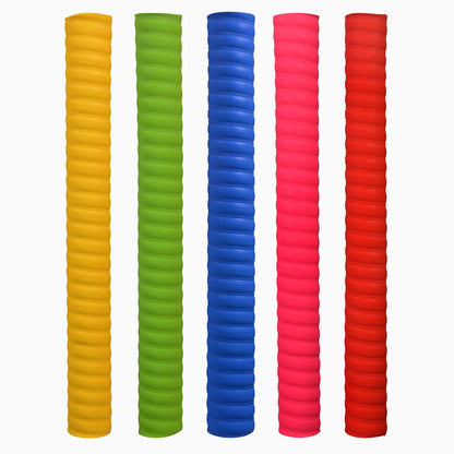 Willage Cricket Bat grip | Spiral/Coil Grip | Pack of 3 (Multicolor)