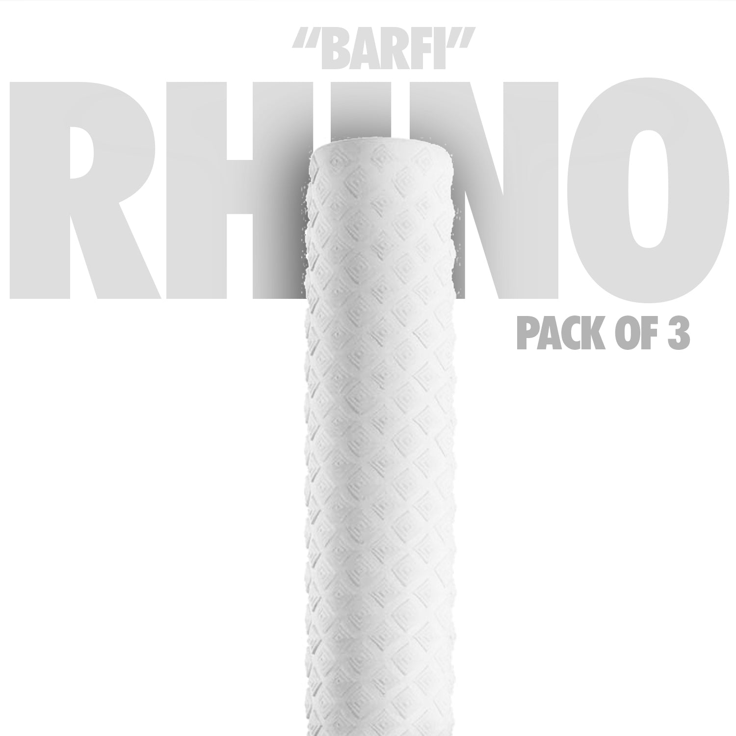 Willage Cricket Bat grip | Rhino/Barfi Grip | Pack of 3 (Multicolor)