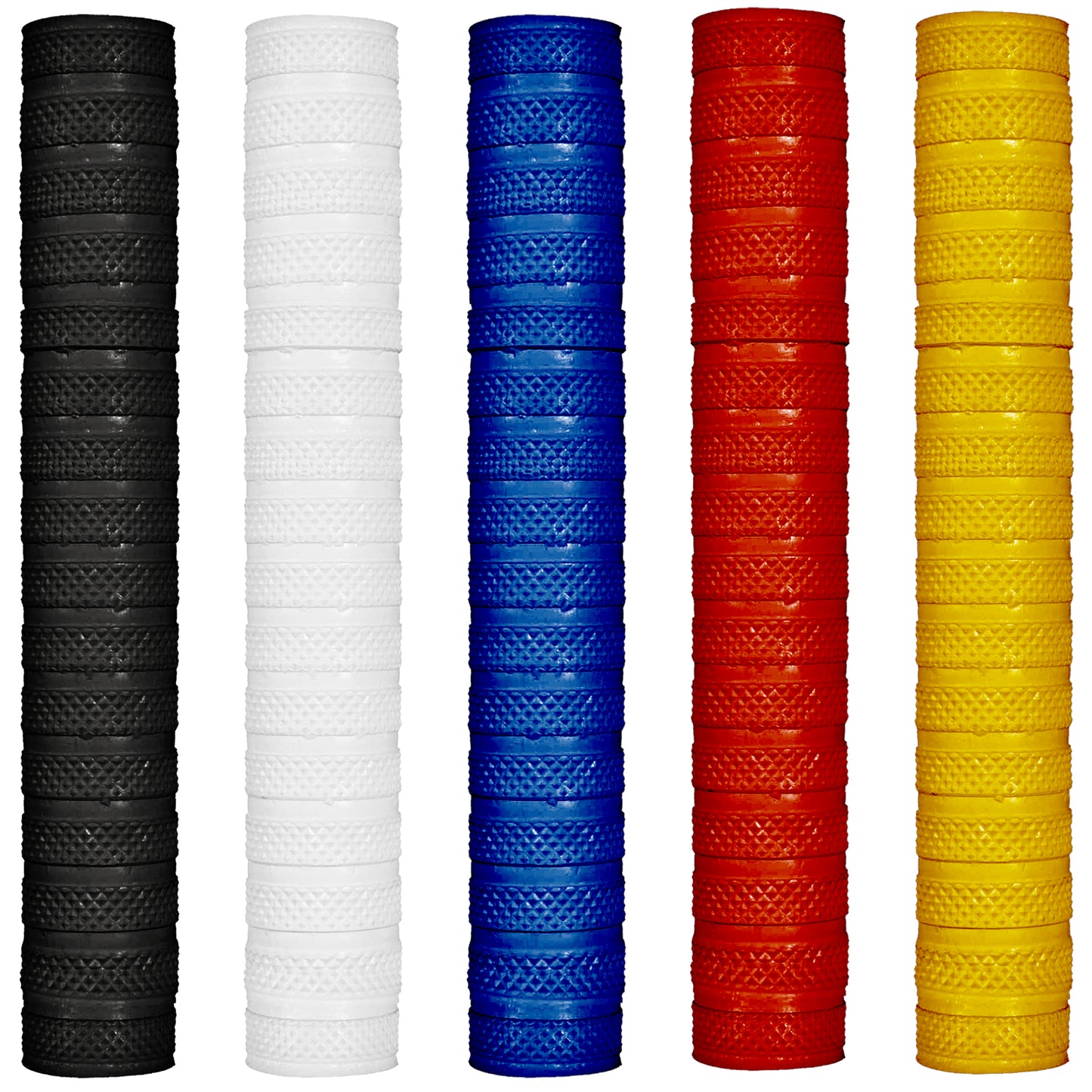 Willage Cricket Bat grip | Ring Pyramid Grip | Pack of 3 (Multicolor)