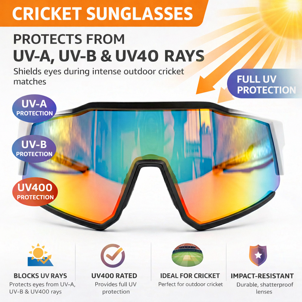 Willage CG03 Cricket Sunglasses | UV400 Protection | With Cover Case