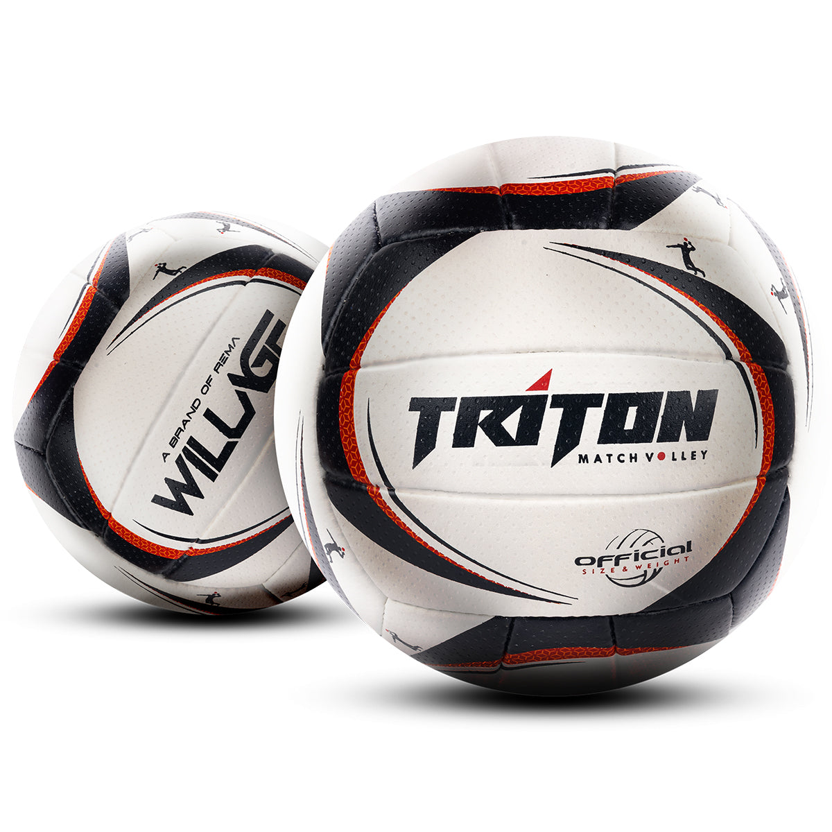 Willage Volleyball Ball Size 4 | Stitched Volley | Triton (Dimpled PU)