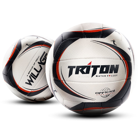 Willage Volleyball Ball Size 4 | Stitched Volley | Triton (Dimpled PU)