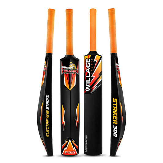 Willage Plastic Cricket bat | Standard full size | Striker 300 Red