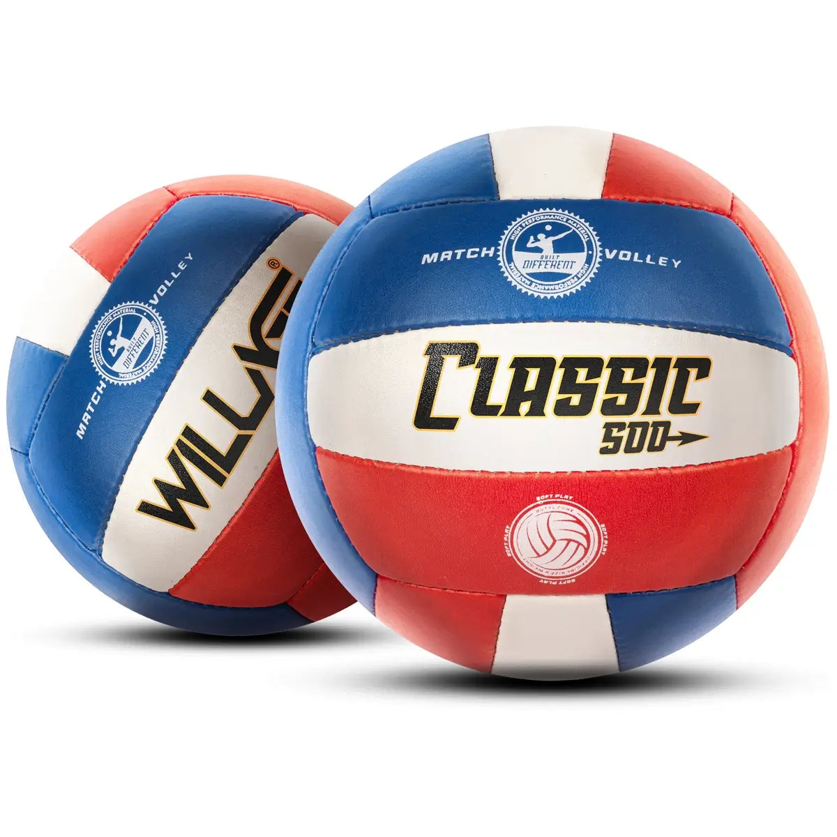 Willage Volleyball Ball Size 4 | Stitched Volley | Classic 500 (PU)