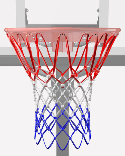 Willage Basketball Net | Professional Grade | Home & Outdoor Courts | BT02 Tri-Color