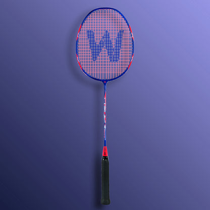 Willage Badminton Racket (Saturno 100) (Red-Blue)