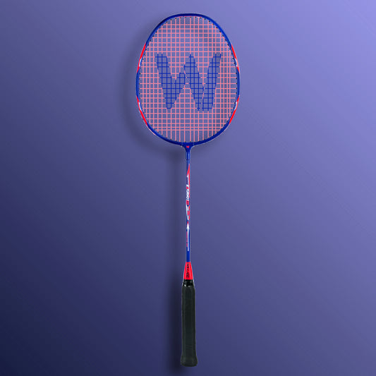 Willage Badminton Racket (Saturno 100) (Red-Blue)